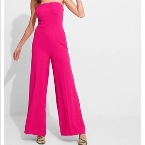 Express Strapless Wide Leg Jumpsuit